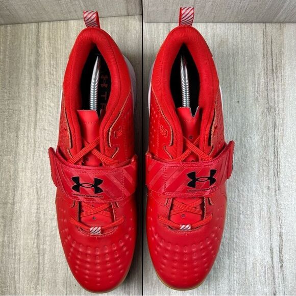 NEW Under Armour UA Reign Lifter Red Weight Lifting Gym Sneaker Men\'s Size 12.5 main image 10